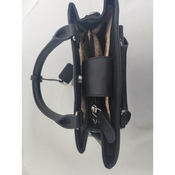Guess Signature Black top handle satchel - Picture 7 of 10